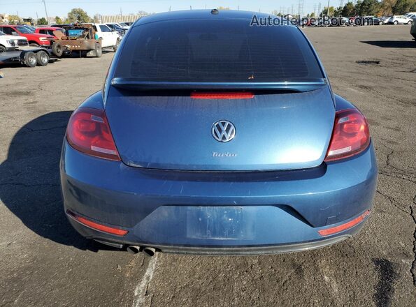 3VWFD7AT2JM719729 2018 VOLKSWAGEN BEETLE Blue უკანა ხედი