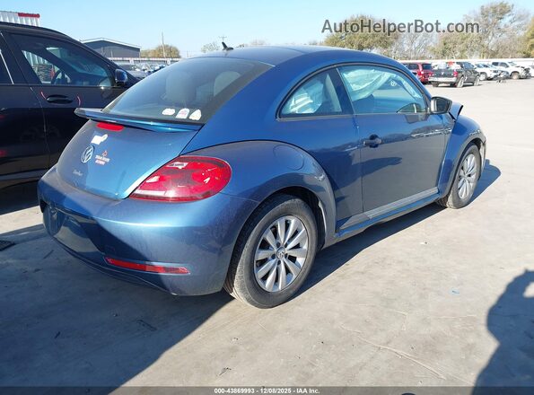 3VWFD7AT7JM709701 2018 VOLKSWAGEN BEETLE Blue Tył prawy