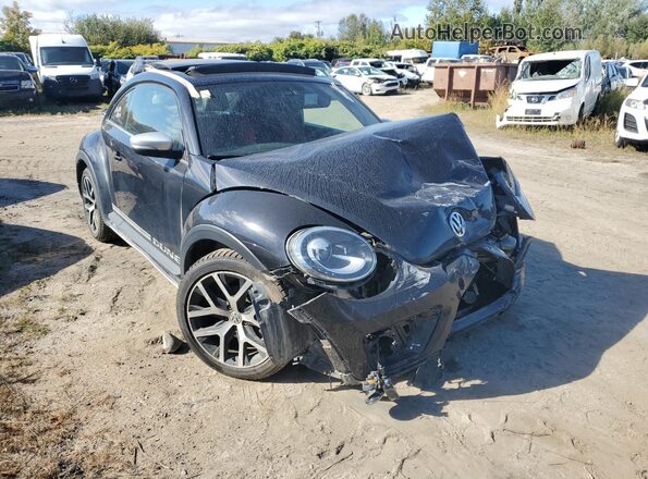 3VWS17AT4HM630195 2017 VOLKSWAGEN BEETLE Black Przód prawy