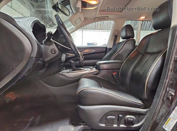 5N1DL0MM3HC520771 2017 INFINITI QX60 Черный Вид панели приборов