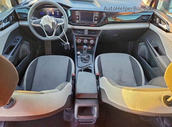 3VVDX7B28PM381013 2023 VOLKSWAGEN TAOS Белый Вид щитка приборов