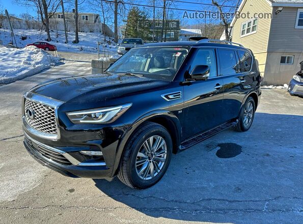 JN8AZ2NE6J9193430 2018 INFINITI QX80 Черный Задняя левая четверть
