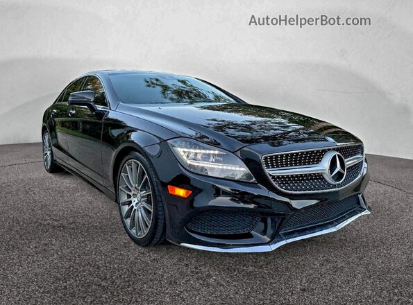 WDDLJ6FB7GA181601 2016 MERCEDES-BENZ CLS-CLASS Black Przód lewy