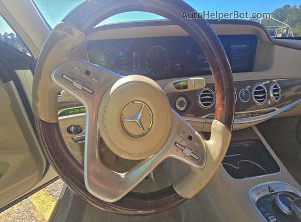 WDDUG8DB7JA376414 2018 MERCEDES-BENZ S Белый Вид щитка приборов