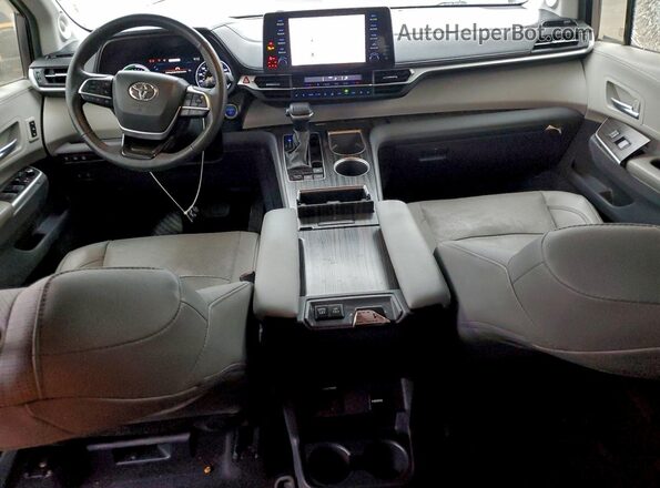 5TDZRKEC4PS178903 2023 TOYOTA LIMITED Серый Вид щитка приборов