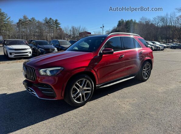 4JGFB6BB0MA450099 2021 MERCEDES-BENZ GLE-CLASS Красный Задняя левая четверть