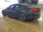 2018 Bmw M550xi Черный vin: WBAJB9C56JB035395