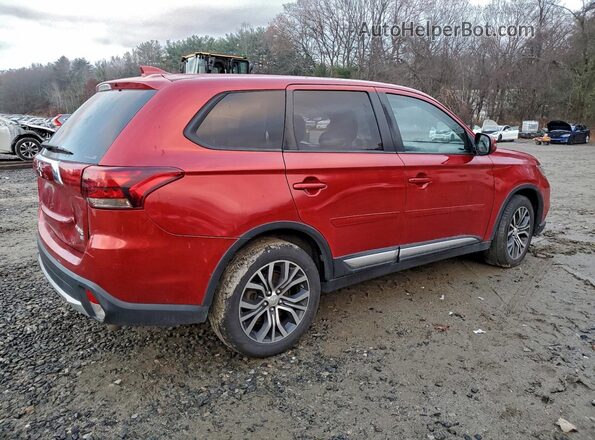 JA4AZ3A37HZ002978 2017 MITSUBISHI OUTLANDER Красный Передняя правая четверть