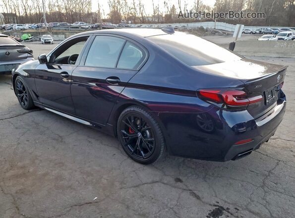 WBA13BK05NCJ60379 2022 BMW M5 Синий Задняя правая четверть