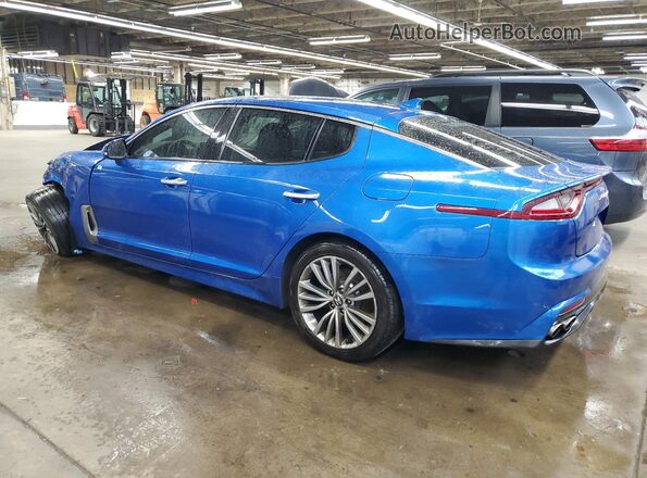 KNAE25LA0K6060035 2019 KIA STINGER Синий Задняя левая четверть