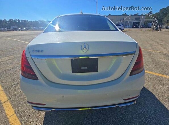 WDDUG8DB7JA376414 2018 MERCEDES-BENZ S Белый Панорамный вид салона 360°