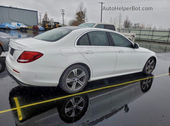 WDDZF4KB5HA130797 2017 MERCEDES-BENZ E Белый Передняя правая четверть