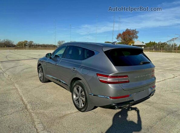 KMUHBDSB4PU130267 2023 GENESIS GV80 Серебряный Передняя правая четверть