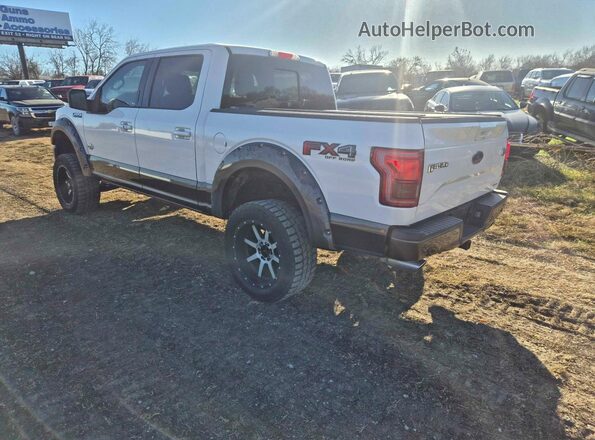 1FTEW1EF0GFA45809 2016 FORD F150 Белый Передняя правая четверть