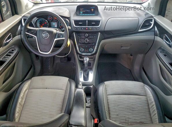 KL4CJASB2GB610909 2016 BUICK ENCORE Красный Вид щитка приборов