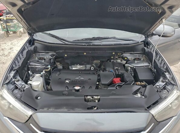 JA4AP4AW2JU002184 2018 MITSUBISHI OUTLANDER Серый Вид наклейки с VIN-кодом