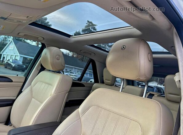 4JGDA5JB5GA662314 2016 MERCEDES-BENZ GLE Белый Вид задних сидений