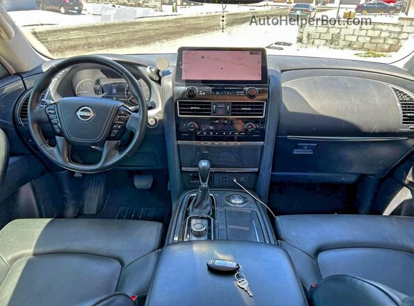 JN8AY2AC6M9148094 2021 NISSAN ARMADA Белый Вид задних сидений