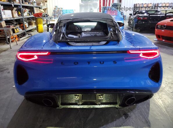 SCCLEKAX4RHB13049 2024 LOTUS EMIRA Blue Vista trasera