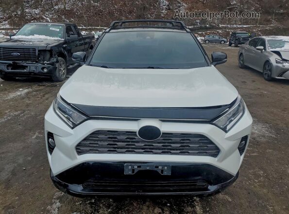 4T3E6RFV7MU039729 2021 TOYOTA RAV4 Белый Вид сзади