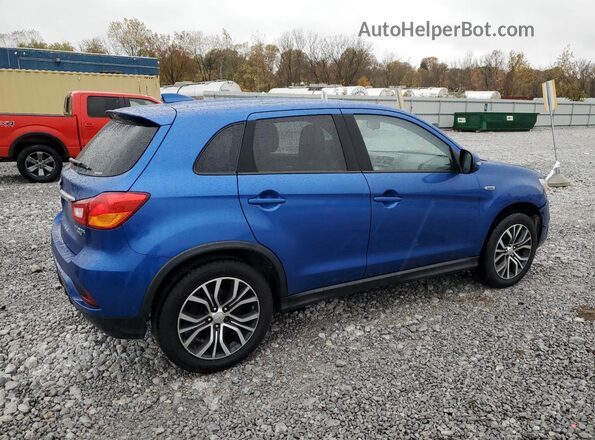 JA4AR3AU5JZ024363 2018 MITSUBISHI OUTLANDER Синий Передняя правая четверть