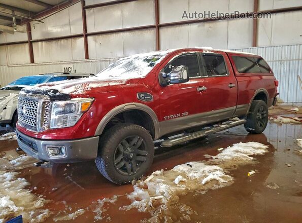 1N6BA1F24GN502329 2016 NISSAN TITAN Красный Задняя левая четверть