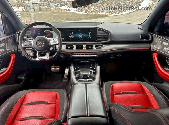 4JGFB6BB1NA614252 2022 MERCEDES-BENZ GLE Черный Вид салона спереди