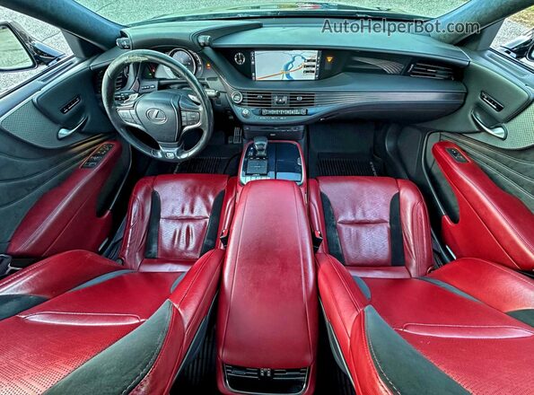 JTHC51FF4J5000165 2018 LEXUS LS500 Черный Вид щитка приборов