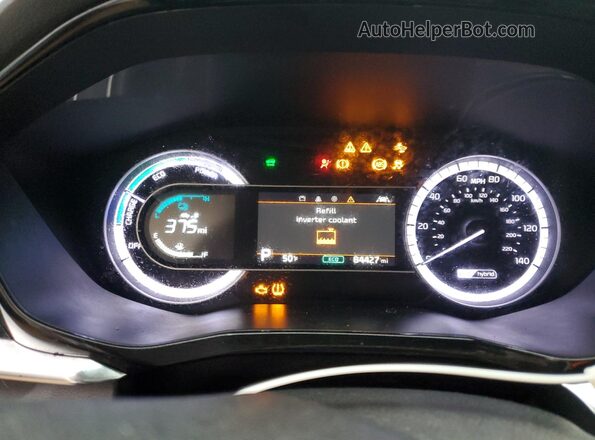 KNDCB3LC2M5478606 2021 KIA NIRO White Вид щитка приладів
