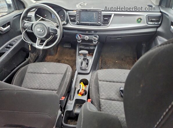 3KPA24AD8LE321335 2020 KIA RIO White Widok zestawu wskaźników