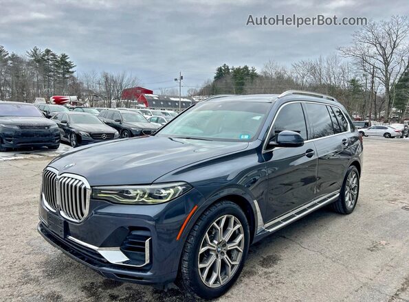 5UXCW2C51KL081198 2019 BMW X7 Серый Задняя левая четверть