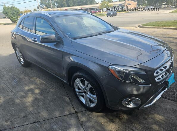 WDCTG4GB6JJ419015 2018 MERCEDES-BENZ GLA Серый Задняя левая четверть