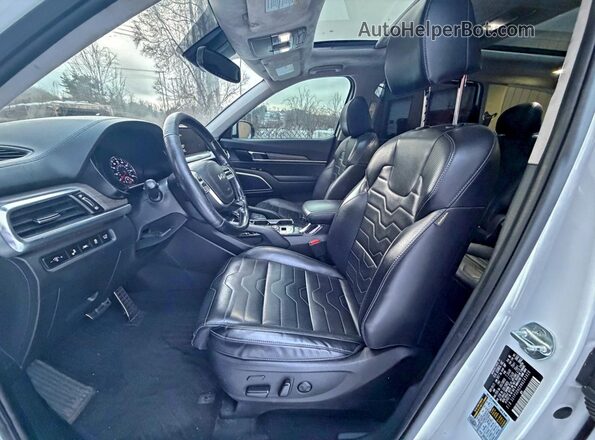 5XYP5DHC0NG243928 2022 KIA TELLURIDE Белый Вид задней части салона