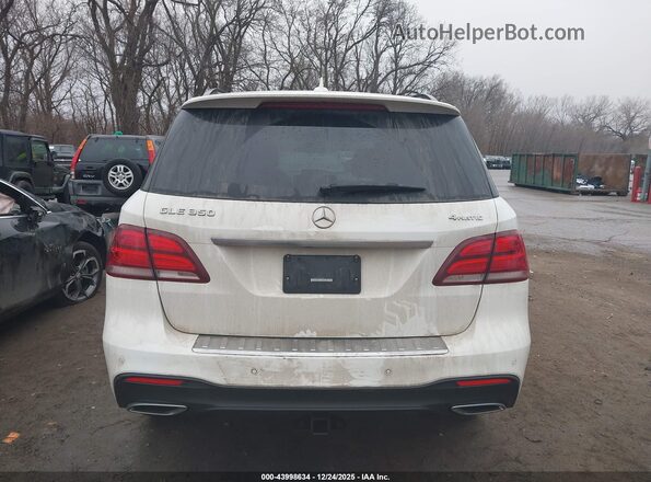 4JGDA5HB0JB078300 2018 MERCEDES-BENZ GLE 350 Белый 