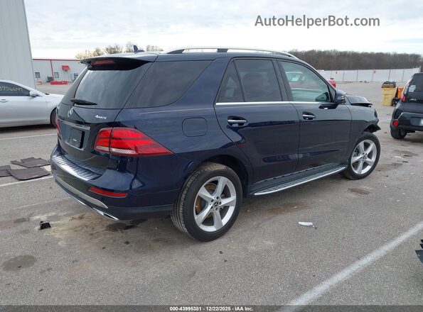 4JGDA5HB4HA979072 2017 MERCEDES-BENZ GLE 350 Dark Blue Задняя правая четверть