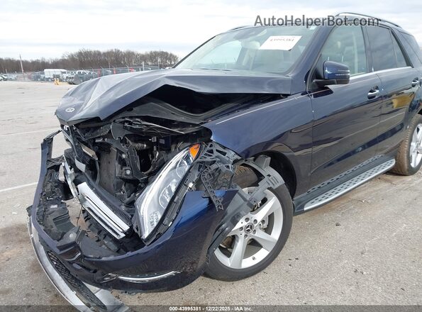 4JGDA5HB4HA979072 2017 MERCEDES-BENZ GLE 350 Dark Blue Вид спереди