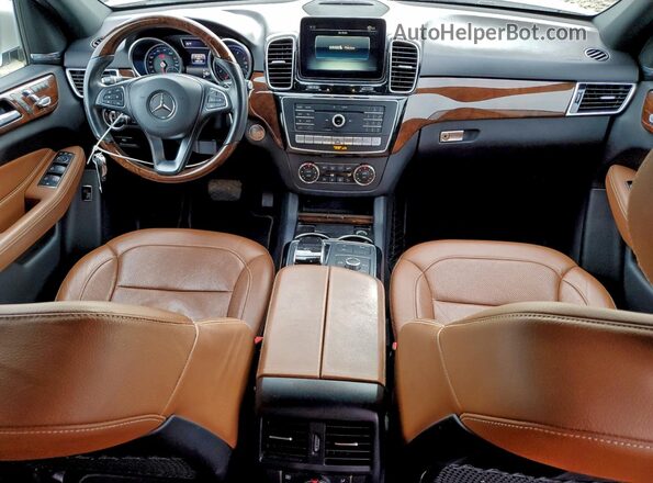 4JGDA5HB6GA792303 2016 MERCEDES-BENZ GLE Белый Вид панели приборов