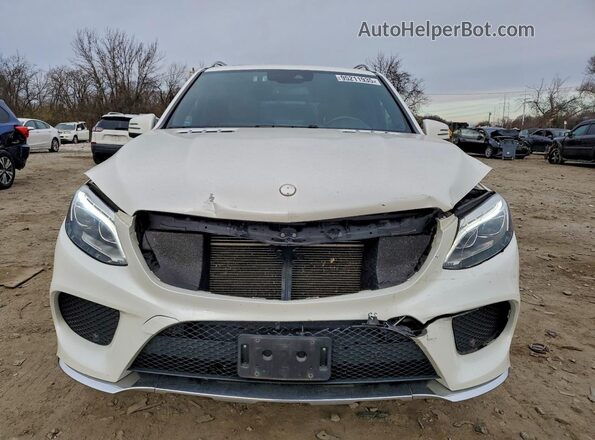 4JGDA5HB6GA792303 2016 MERCEDES-BENZ GLE Белый Вид спереди