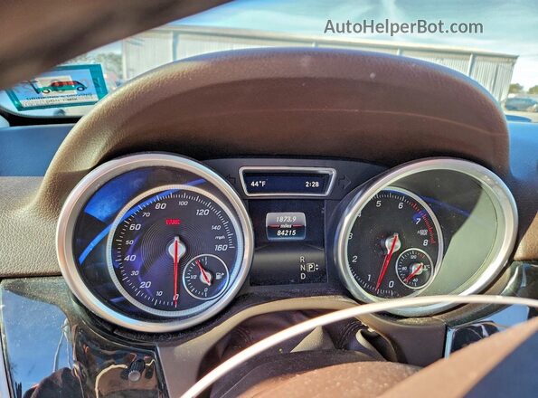 4JGDA5HB7GA808363 2016 MERCEDES-BENZ GLE Черный Вид щитка приборов