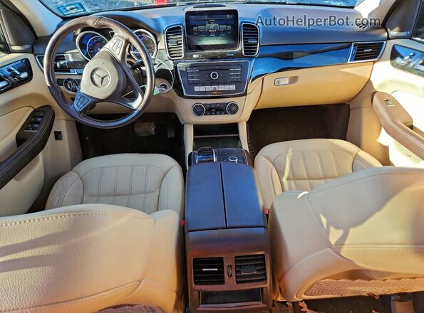 4JGDA5HB7GA808363 2016 MERCEDES-BENZ GLE Черный Вид панели приборов
