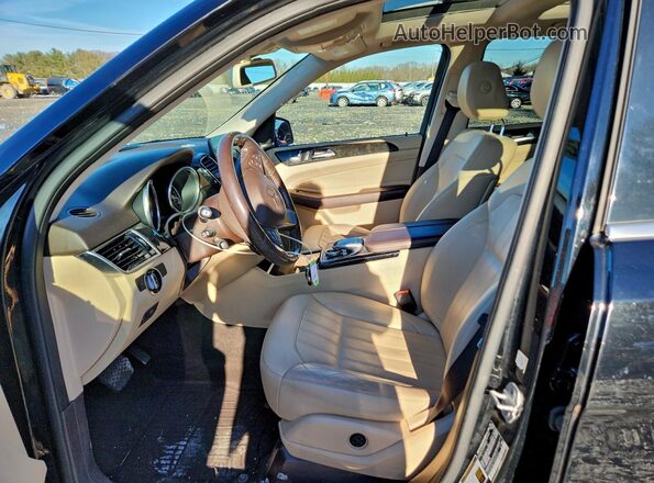 4JGDA5HB7GA808363 2016 MERCEDES-BENZ GLE Черный Вид салона спереди