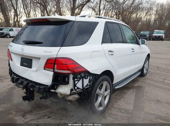 4JGDA5HBXJB137921 2018 MERCEDES-BENZ GLE 350 Белый Задняя правая четверть