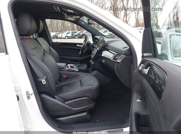 4JGDA5HBXJB137921 2018 MERCEDES-BENZ GLE 350 Белый Вид салона спереди