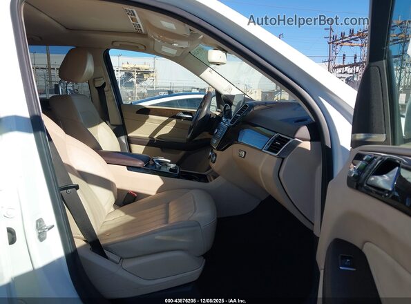4JGDA5JB2HA919091 2017 MERCEDES-BENZ GLE 350 Белый Вид салона спереди