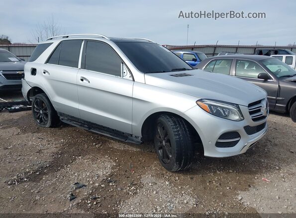 4JGDA5JB6HA864239 2017 MERCEDES-BENZ GLE 350 Серебряный Передняя правая четверть
