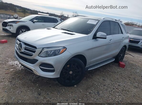 4JGDA5JB6HA864239 2017 MERCEDES-BENZ GLE 350 Серебряный Передняя левая четверть