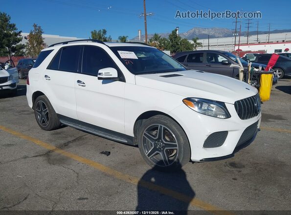 4JGDA5JB6JB173115 2018 MERCEDES-BENZ GLE 350 Белый Передняя правая четверть