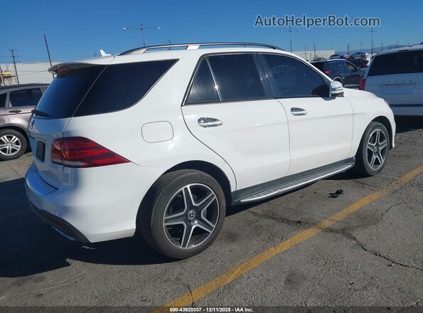 4JGDA5JB6JB173115 2018 MERCEDES-BENZ GLE 350 Белый Задняя правая четверть
