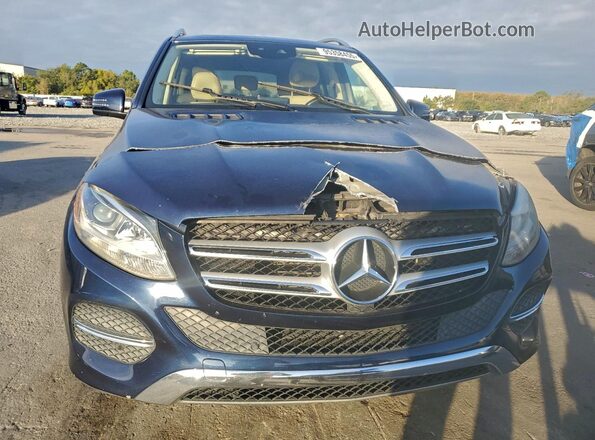 4JGDA5JB9GA643877 2016 MERCEDES-BENZ GLE Синий Вид спереди