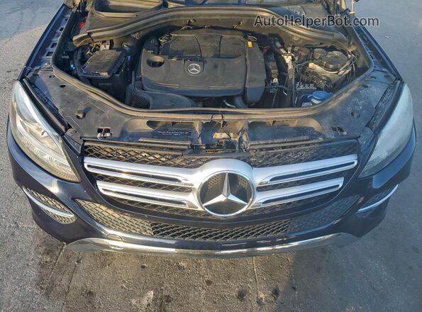 4JGDA5JB9GA643877 2016 MERCEDES-BENZ GLE Синий Вид подкапотного пространства